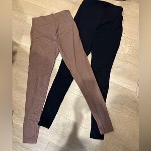 Old Navy Black and Brown Leggings